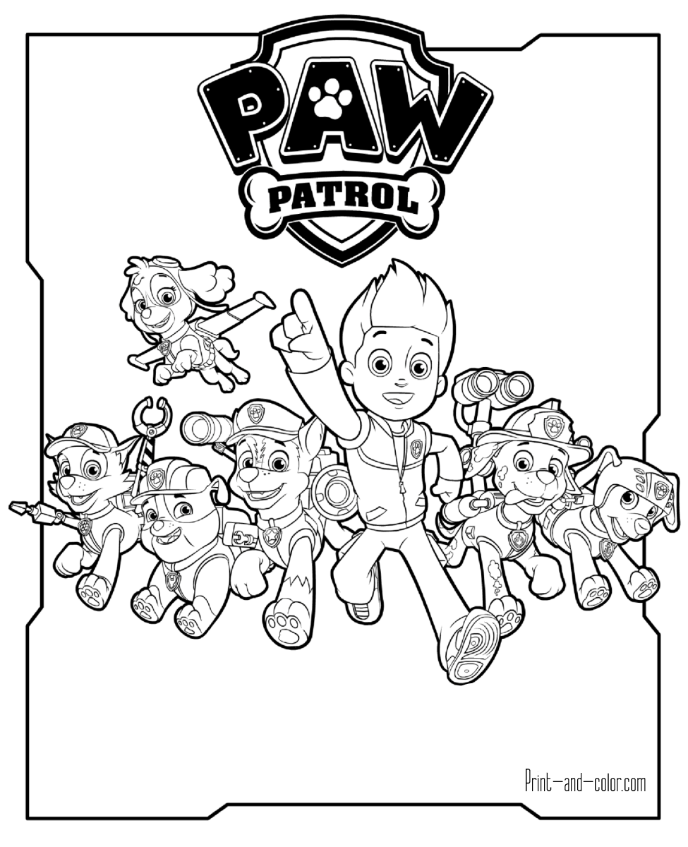 975x1200 There Are Many High Quality Paw Patrol Coloring Pages For Your