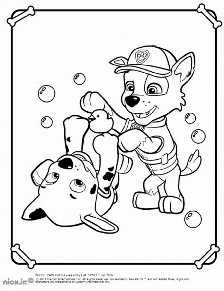 921x1200 Paw Patrol Coloring Page Coloring Pages For Kids