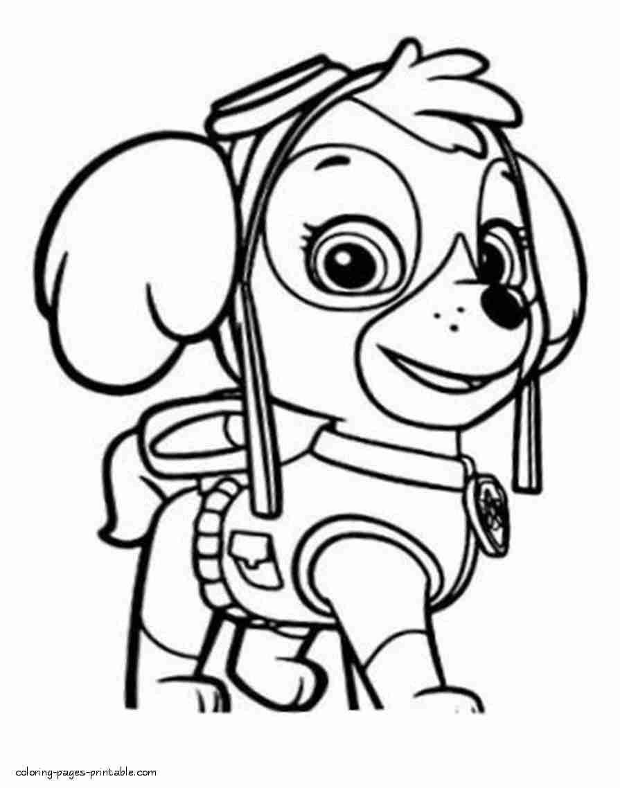 Paw Patrol Coloring Pages For Kids at GetDrawings.com | Free for