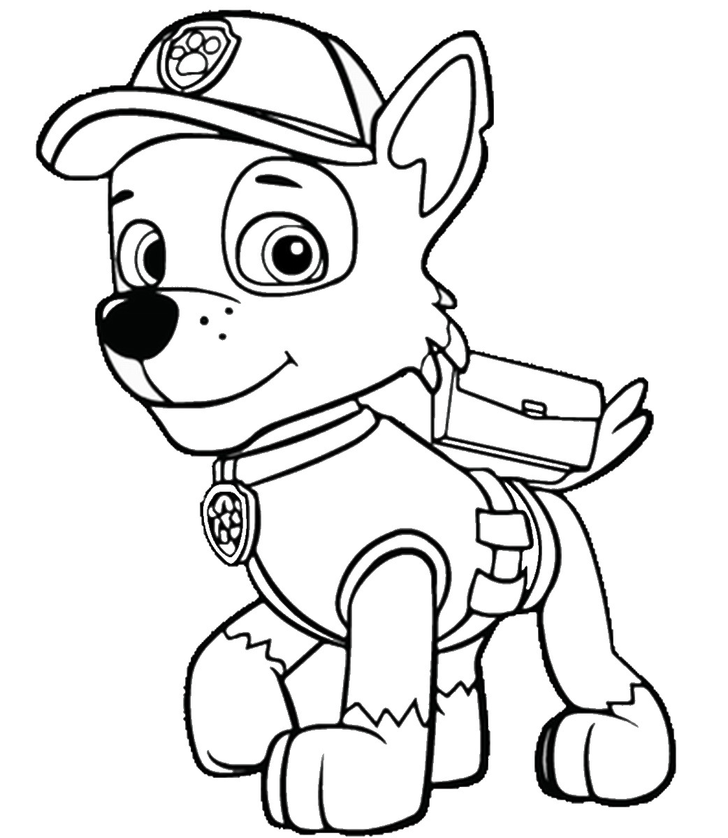 1042x1200 Best Girls Dog Paw Patrol Coloring Pages Free Printable