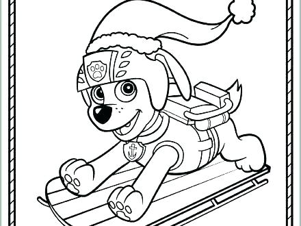 440x330 Paw Patrol Coloring Book As Well As Free Paw Patrol Coloring Pages