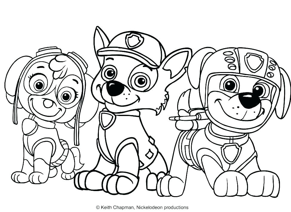 974x709 Paw Patrol Coloring Book Game