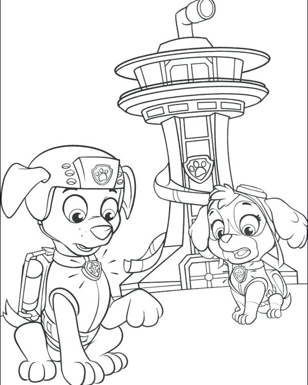 600x750 Paw Patrol Coloring Sheets Printable Paw Patrol Coloring Pages