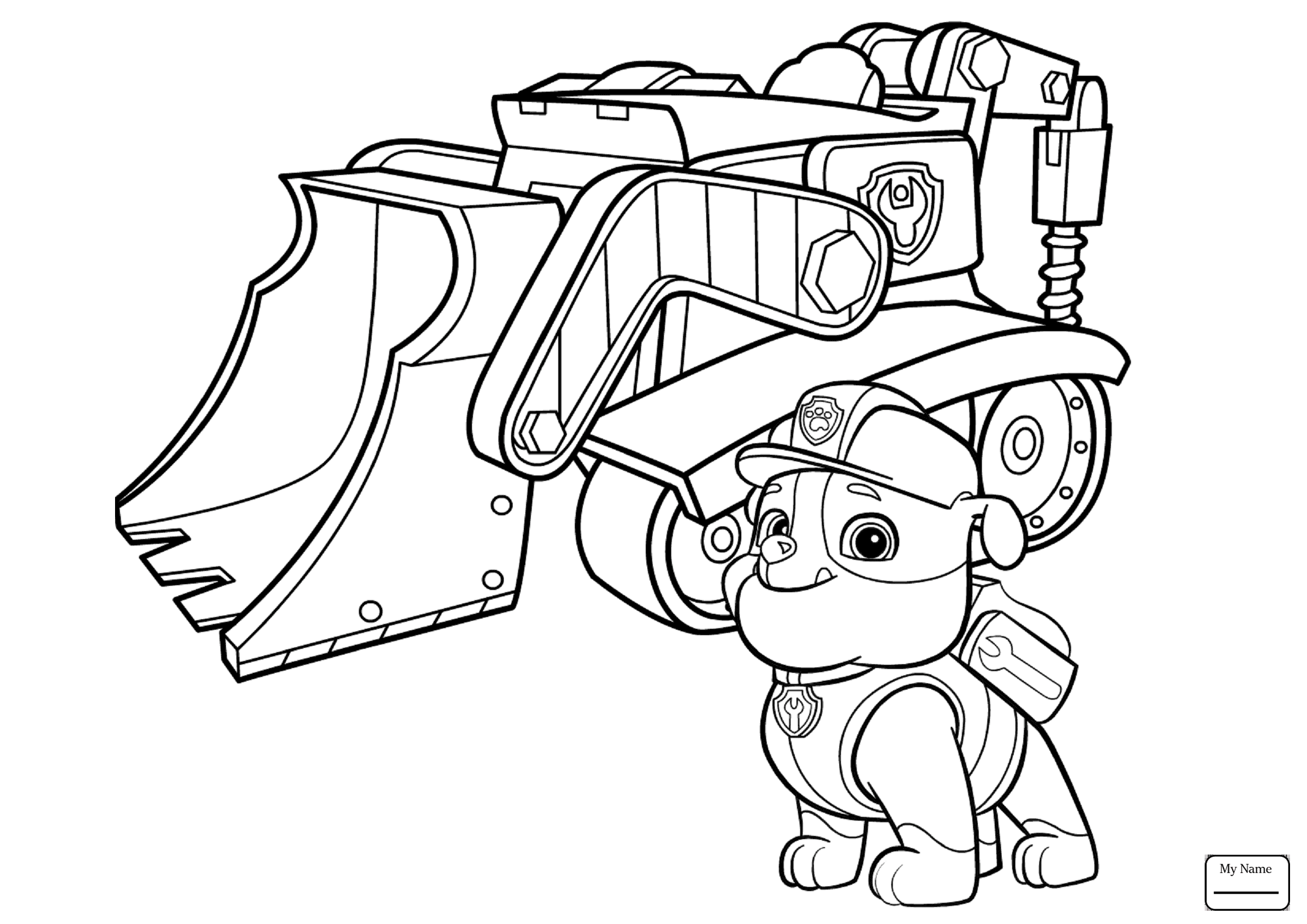 2465x1743 Paw Patrol Coloring Pages Everest