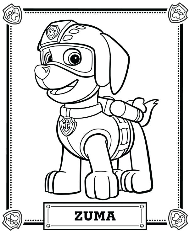 604x746 Paw Patrol Coloring Pages Printable Paw Patrol Coloring Pages Free