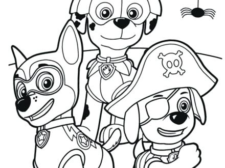 440x330 Paw Patrol Halloween Coloring Pages Paw Print Coloring Page Trend