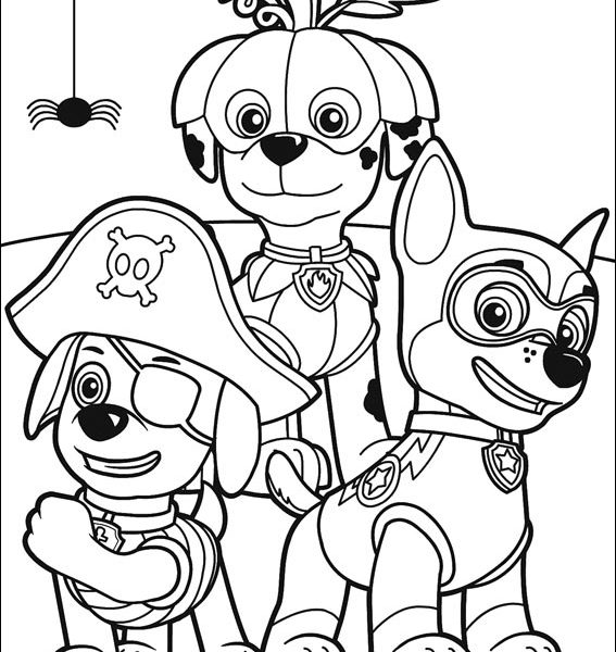 567x600 Free Paw Patrol Printable Coloring Pages Coloring Page Ideas