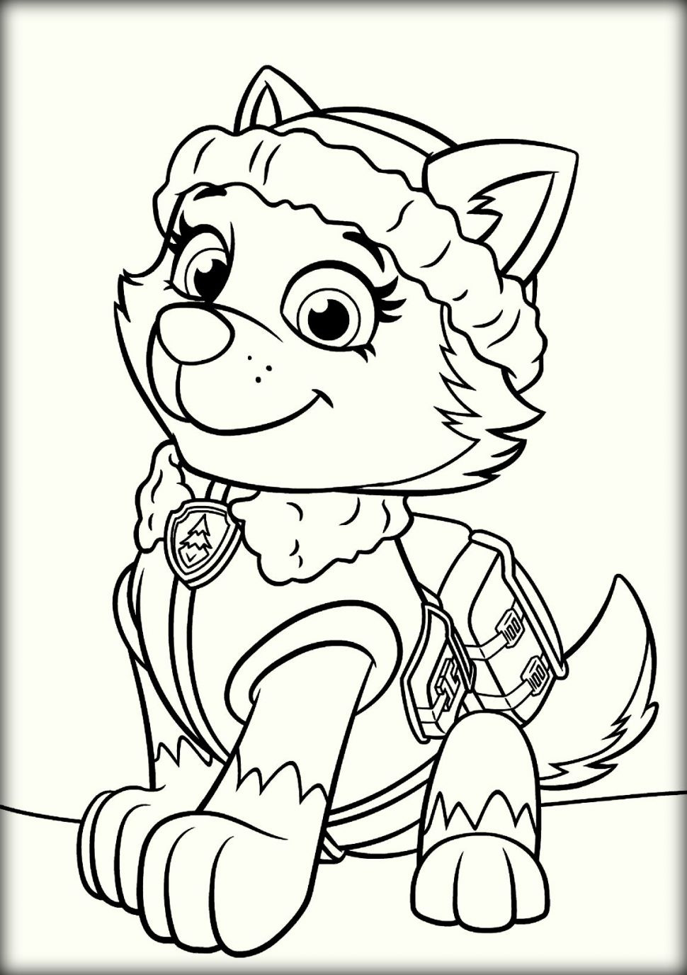 970x1376 Unbelievable Paw Patrol Printable Coloring Pages Ryder Page