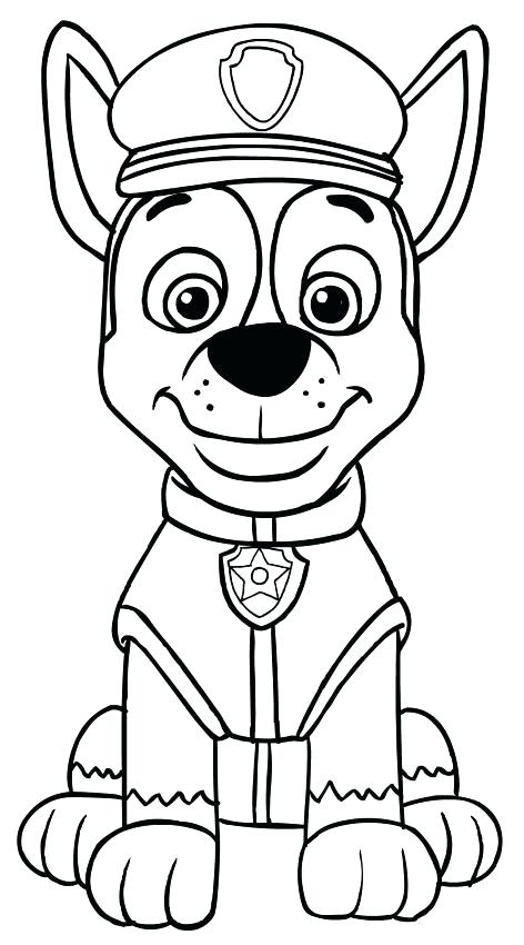 Paw Patrol Pups Coloring Pages