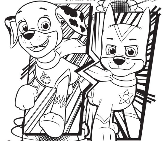 545x471 Paw Patrol Coloring Page
