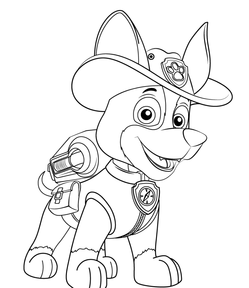 820x950 Paw Patrol Coloring Pages
