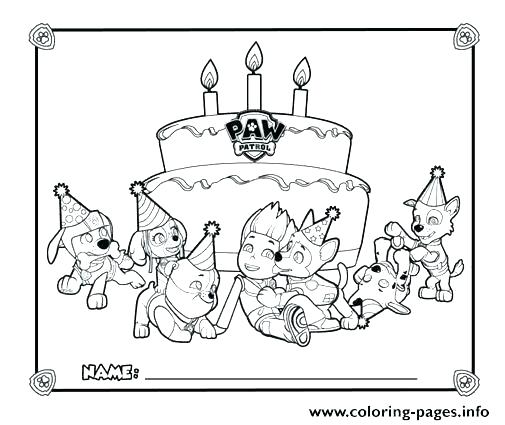 505x425 Paw Patrol Coloring Pages Free Everest Print Page With Pup