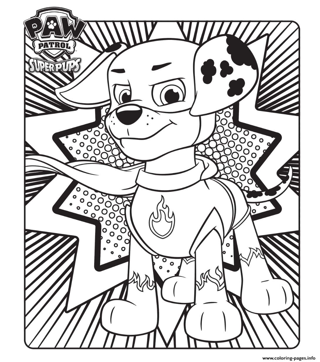 1090x1234 Download Coloring Pages Paw Patrol Super Pups Printable Within