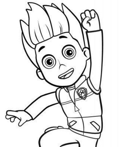 390x478 Paw Patrol Robo Dog Coloring Page