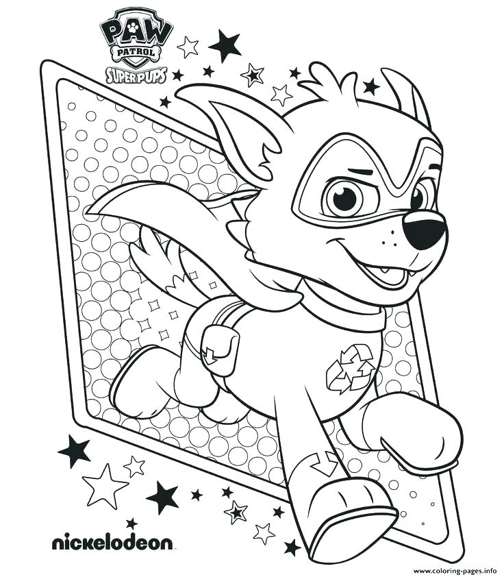 736x842 Paw Patrol Coloring Pages Printable