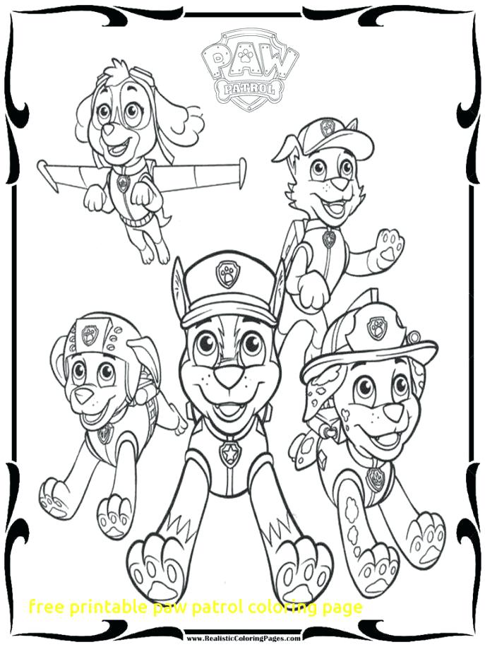687x916 Paw Patrol Coloring Pages To Print Unique Paw Patrol Coloring