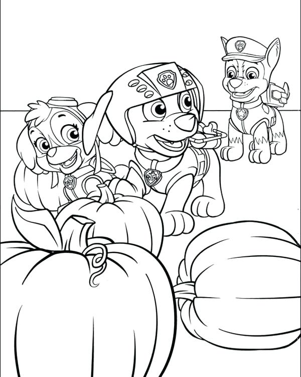 600x750 Paw Patrol Marshall Coloring Page Paw Coloring Pages For Adults
