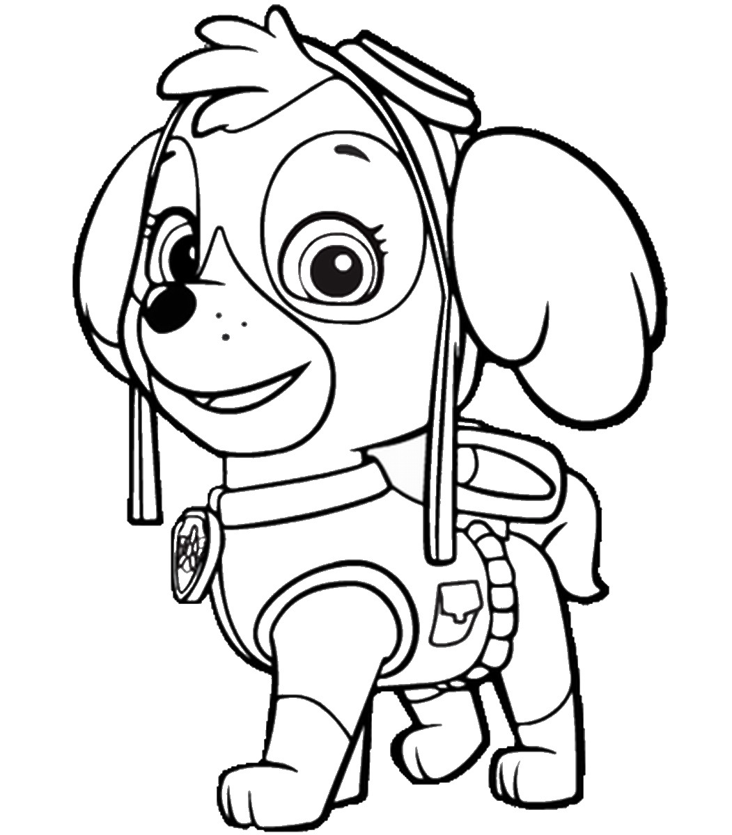 1051x1200 Paw Patrol Printable Coloring Sheets Tracker Tearing Pages
