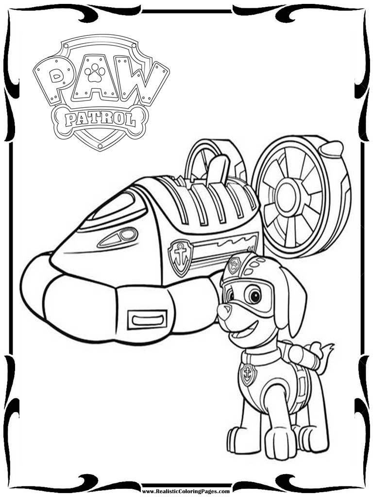 768x1024 Best Vehicle Paw Patrol Coloring Pages Free Printable