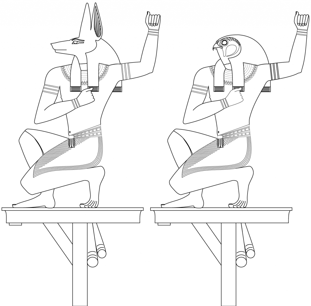 1024x1009 Souls Of Pe And Nekhen Egypt Coloring Pages