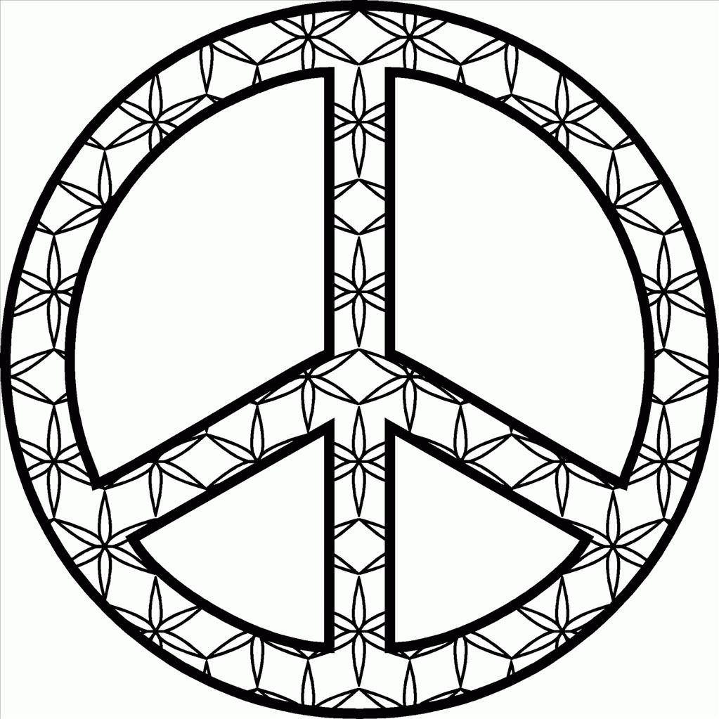 1023x1023 Best Of Cute Peace Sign Coloring Pages To Print Contemporary