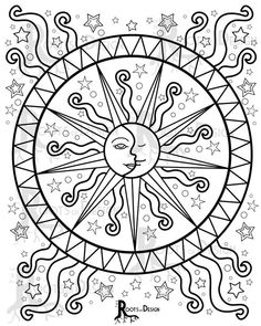 Peace Sign Mandala Coloring Pages at GetDrawings | Free download