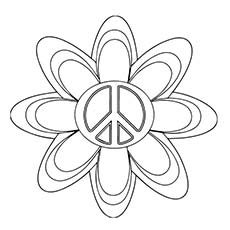 230x230 Top Free Printable Peace Sign Coloring Pages Online
