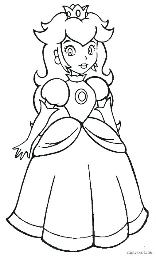 508x842 Peach Coloring Page Coloring Sheet Princess Super Princess Peach