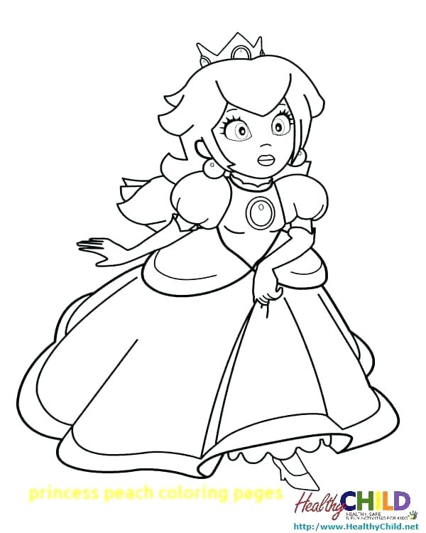 600x750 Princess Daisy Coloring Pages Coloring Page Princess Peach