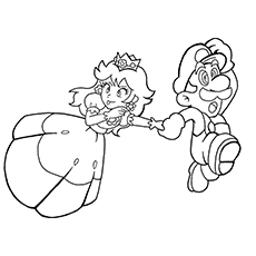 230x230 Sumptuous Design Inspiration Princess Peach Coloring Pages Baby