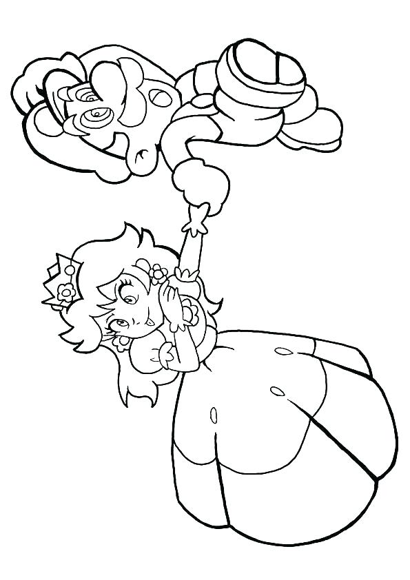 595x842 Peach Coloring Page