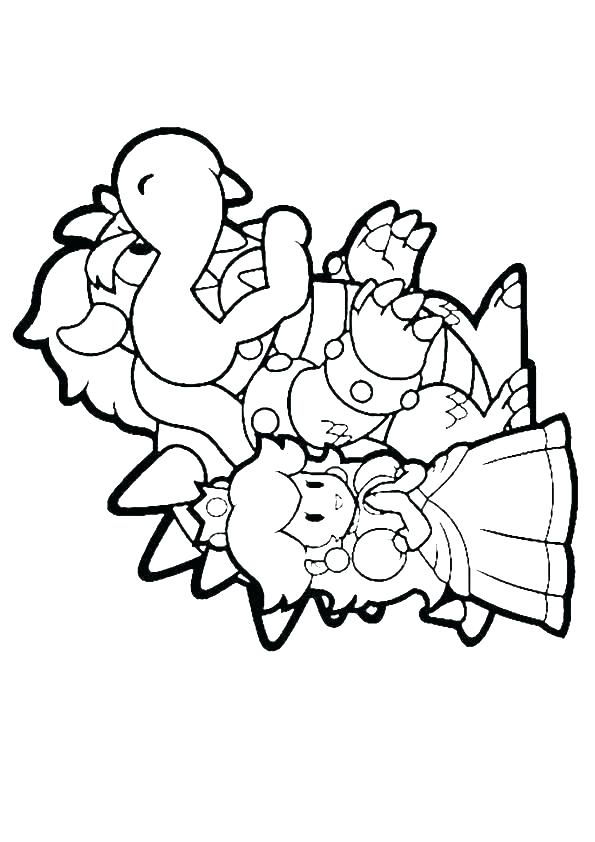 595x842 Super Mario Princess Peach Coloring Pages Vanda