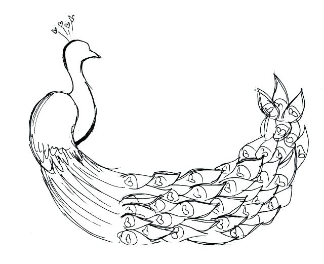 640x521 Coloring Peacock Coloring Pages Of Peacock Peacock Coloring Pages