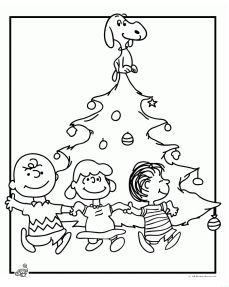 229x287 Free Charlie Brown Christmas Coloring Pages Kids Christmas