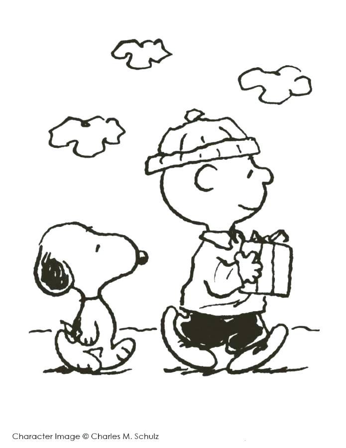 695x900 Peanuts Christmas Coloring Pages Print Charlie Brown And Snoopy