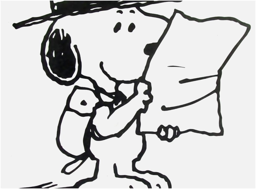 827x609 Elmo Printable Coloring Pages Images Snoopy With Map Peanuts Gang
