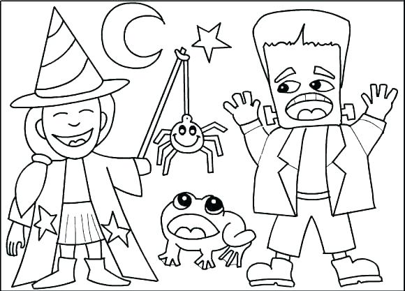 580x417 Free Peanuts Halloween Coloring Pages Coloring Pages Hello Kitty