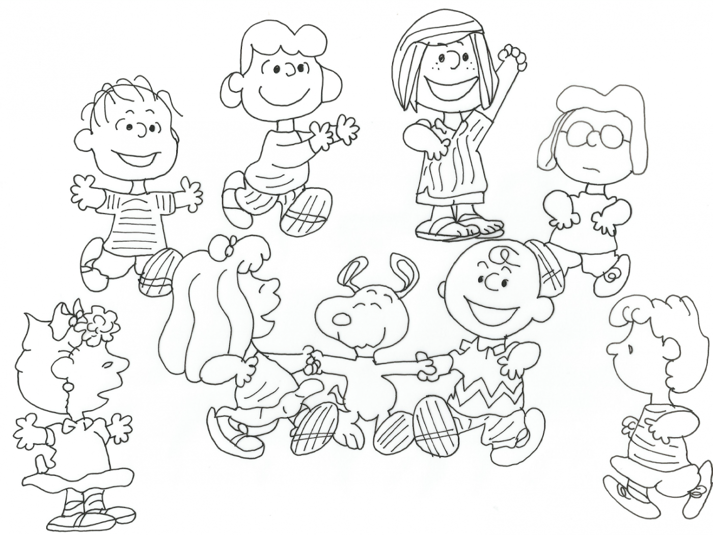 Peanuts Movie Coloring Pages at GetDrawings | Free download