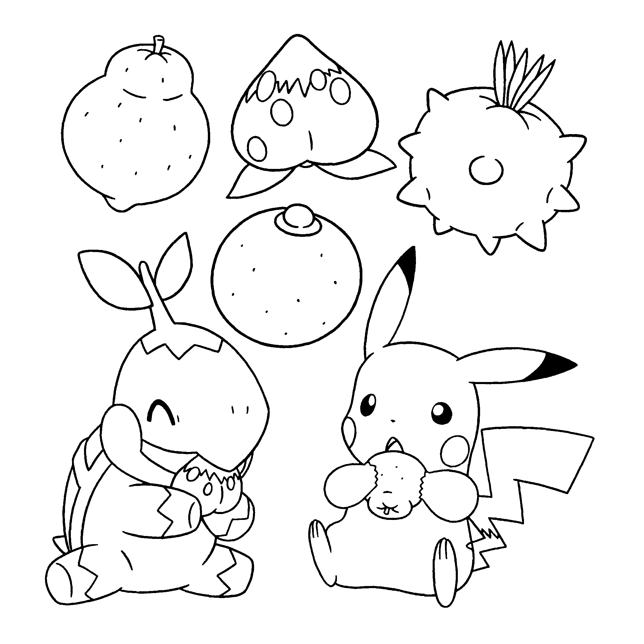 2200x2200 Pokemon Diamond Pearl Coloring Pages