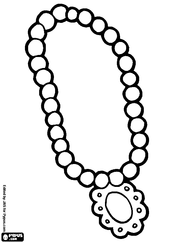 600x840 Jewelry Coloring Pages