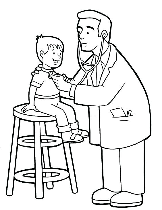564x729 Doctor Coloring Pages Coloring Pages Doctor Doctor For Coloring