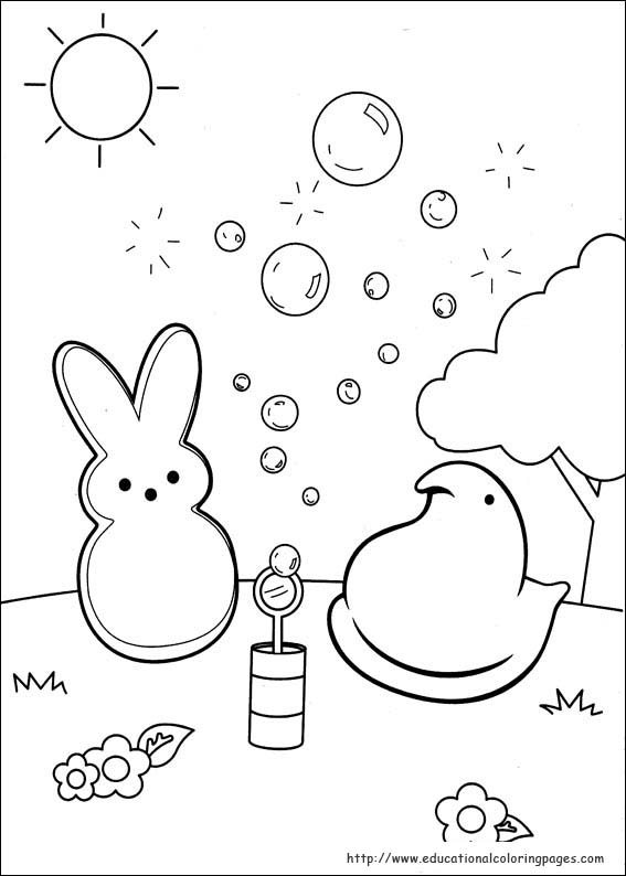 567x794 Peeps Coloring Pages