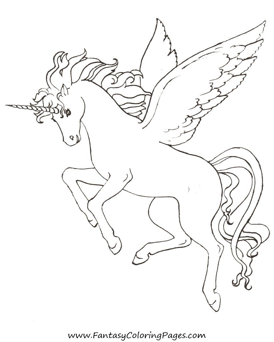 960x1200 Free Coloring Pages Pegasus And Unicorns Stencils