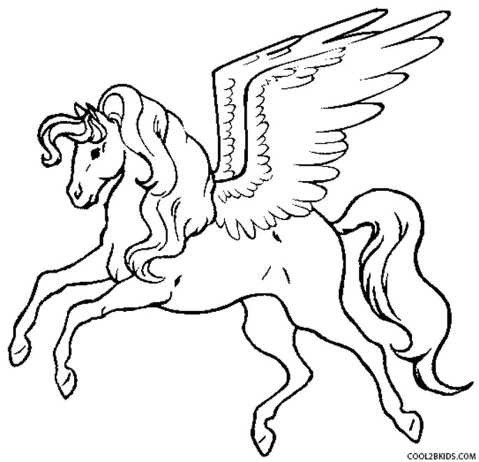 Pegasus Coloring Pages For Adults