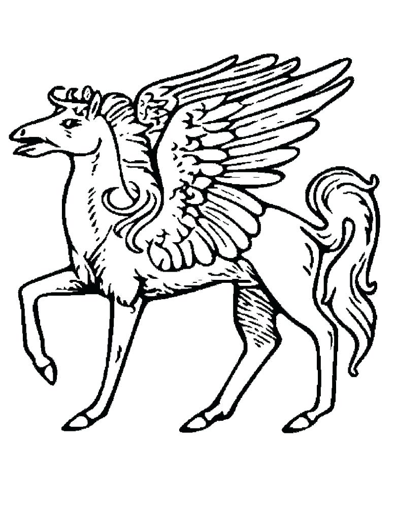 780x1024 Coloring Pages Pegasus Coloring Pages Flying Horse