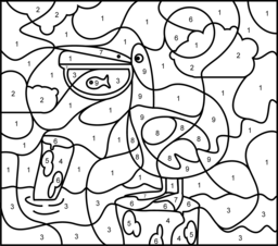 256x226 Pelican Coloring Page Printables Apps For Kids