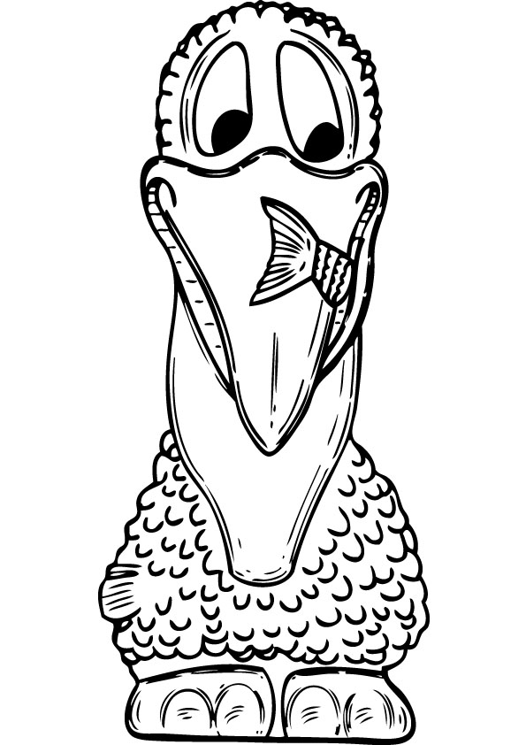 595x842 Pelican Coloring Pages For Kids