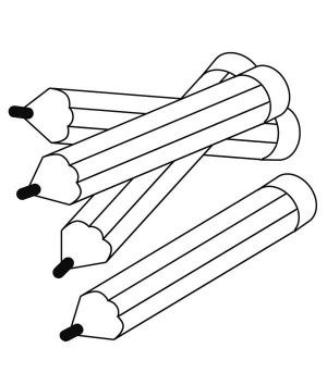 300x343 Photos Free Colored Pencils Coloring Pages