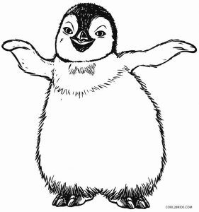 281x300 Free Penguin Coloring Pages