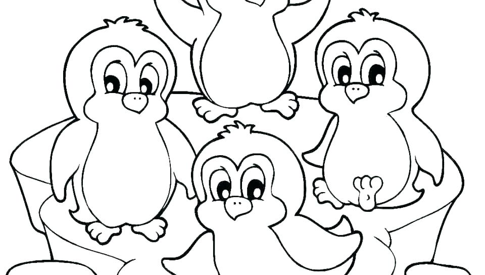 960x544 Penguins Coloring Page Related Post Cartoon Penguins Coloring